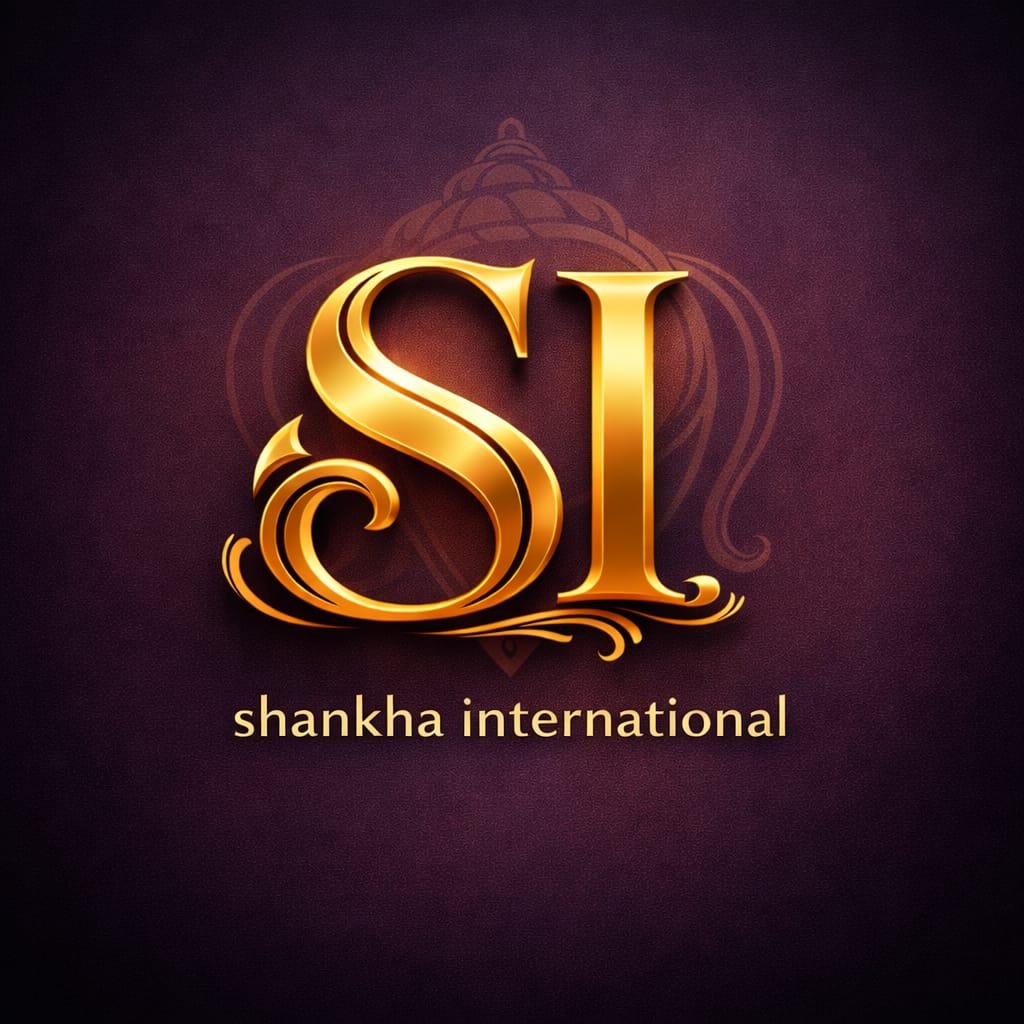 Shankha International gold SI logo